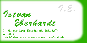 istvan eberhardt business card